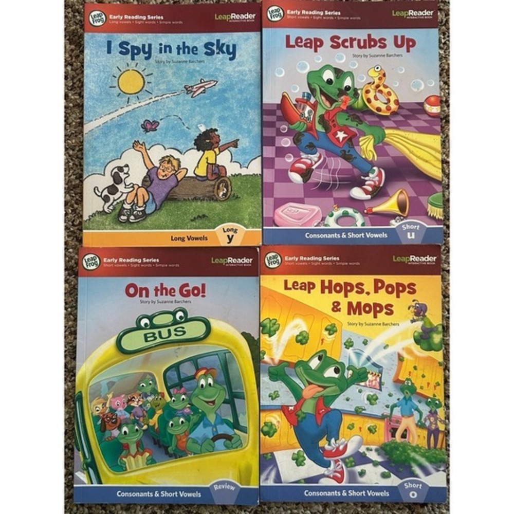 Leap Reader books, bundle of 4